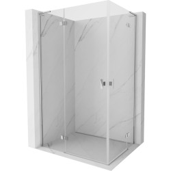 MEXEN/S - Mist HL Duo sprchovací kút dvere krídlové 95 x 75, transparent, chróm (8A5L-095L-075P-01-00)