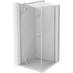 MEXEN/S - Mist HT sprchový kút dvere krídlové ľavá 90 x 90, transparent, chróm (8A5T-090-090-01-00-L)