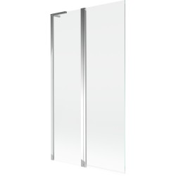 MEXEN/S - Mist L vaňová zástena 2-krídlová 100 x 150, transparent, chróm (8A9L-100-011-01-00)