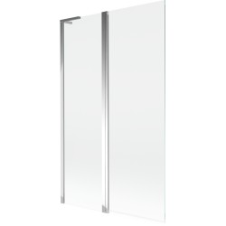 MEXEN/S - Mist L vaňová zástena 2-krídlová 110 x 150, transparent, chróm (8A9L-110-011-01-00)