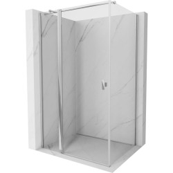 MEXEN/S - Mist T sprchovací kút dvere krídlové 75 x 85, transparent, chróm (8A4T-075-085-01-00)