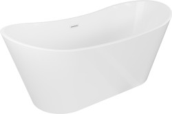 MEXEN/S - Montana vaňa voľne stojaca 170 x 80, biela, sifón a prepad biela (52011708000-20)