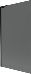MEXEN/S - Next L vaňová zástena FIX 100 x 150, grafit, čierna (895-100-000-03-40-70)