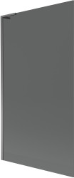 MEXEN/S - Next L vaňová zástena FIX 100 x 150, grafit, grafit metal (895-100-000-03-40-95)
