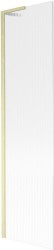 MEXEN/S - Next L vaňová zástena FIX 50 x 150, prúžky, zlatá kartáčovaná (895-050-000-03-09-55)