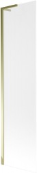 MEXEN/S - Next L vaňová zástena FIX 60 x 150, dekor, zlatá (895-060-000-03-30-50)