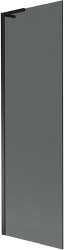 MEXEN/S - Next L vaňová zástena FIX 60 x 150, grafit, čierna (895-060-000-03-40-70)