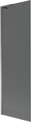 MEXEN/S - Next L vaňová zástena FIX 60 x 150, grafit, grafit metal (895-060-000-03-40-95)