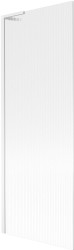 MEXEN/S - Next L vaňová zástena FIX 70 x 150, prúžky, biela (895-070-000-03-09-20)