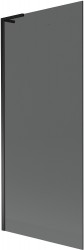 MEXEN/S - Next L vaňová zástena FIX 80 x 150, grafit, čierna (895-080-000-03-40-70)