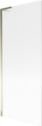 MEXEN/S - Next L vaňová zástena FIX 80 x 150, prúžky, zlatá (895-080-000-03-09-50)