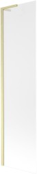MEXEN/S - Next L vaňová zástena FIX 80 x 150, vzor, zlato kartáčovaný (895-080-000-03-30-55)