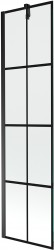 MEXEN/S - Next vaňová zástena FIX 50 x 150 cm, čierna dekor, čierna (895-050-000-00-77-70)