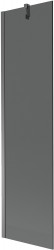 MEXEN/S - Next vaňová zástena FIX 50 x 150, grafit, grafit metal (895-050-000-00-40-95)