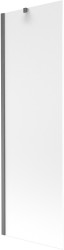 MEXEN/S - Next vaňová zástena FIX 60 x 150, dekor, grafit kartáčovaná (895-060-000-00-30-66)