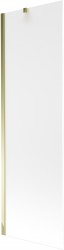 MEXEN/S - Next vaňová zástena FIX 60 x 150, dekor, zlatá (895-060-000-00-30-50)