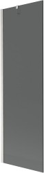 MEXEN/S - Next vaňová zástena FIX 60 x 150, grafit, nikel kartáčovaná (895-060-000-00-40-97)