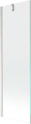 MEXEN/S - Next vaňová zástena FIX 60 x 150, transparent, nikel kefovaná (895-060-000-00-00-97)