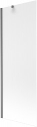 MEXEN/S - Next vaňová zástena FIX 70 x 150, dekor, grafit kartáčovaná (895-070-000-00-30-66)