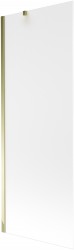 MEXEN/S - Next vaňová zástena FIX 70 x 150, dekor, zlatá (895-070-000-00-30-50)