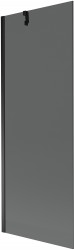 MEXEN/S - Next vaňová zástena FIX 70 x 150, grafit, čierna (895-070-000-00-40-70)