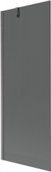 MEXEN/S - Next vaňová zástena FIX 70 x 150, grafit, grafit kartáčovaná (895-070-000-00-40-66)