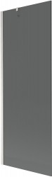 MEXEN/S - Next vaňová zástena FIX 70 x 150, grafit, nikel kartáčovaná (895-070-000-00-40-97)