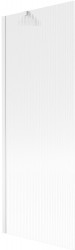 MEXEN/S - Next vaňová zástena FIX 70 x 150, prúžky, biela (895-070-000-00-09-20)