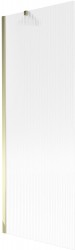 MEXEN/S - Next vaňová zástena FIX 70 x 150, prúžky, zlatá (895-070-000-00-09-50)