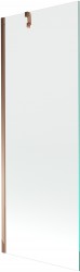MEXEN/S - Next vaňová zástena FIX 70x150, transparent, růžové zlato (895-070-000-00-00-60)