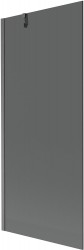 MEXEN/S - Next vaňová zástena FIX 80 x 150, grafit, grafit kartáčovaná (895-080-000-00-40-66)