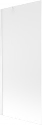 MEXEN/S - Next vaňová zástena FIX 80 x 150, mrazené sklo, biela (895-080-000-00-30-20)