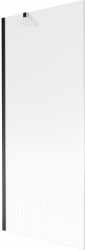 MEXEN/S - Next vaňová zástena FIX 80 x 150, prúžky, čierna (895-080-000-00-09-70)