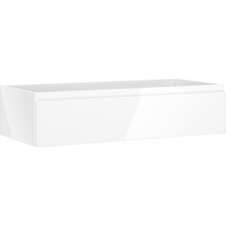 MEXEN/S - Orio kúpeľňová skrinka pod umývadlo 100, 1 šuplík, biela lesk (91A10-10023-1-BF00)