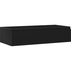 MEXEN/S - Orio kúpeľňová skrinka pod umývadlo 100, 1 šuplík, čierna mat (91A10-10023-1-BF71)