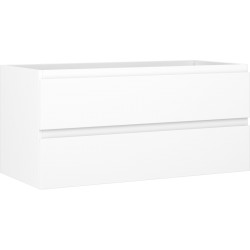 MEXEN/S - Orio kúpeľňová skrinka pod umývadlo 100, 2 zásuvky, biela mat (91A10-10047-2-BFF01)