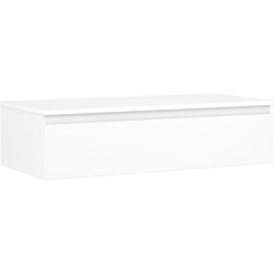 MEXEN/S - Orio kúpeľňová skrinka pod umývadlo 100 cm s doskou, 1 šuplík, biela mat (91A10-10023-1-BFC01)