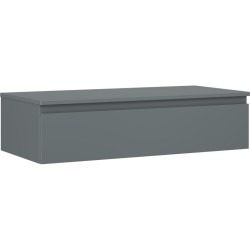 MEXEN/S - Orio kúpeľňová skrinka pod umývadlo 100 cm s doskou, 1 šuplík, grafit mat (91A10-10023-1-BFC66)