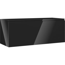 MEXEN/S - Orio kúpeľňová skrinka pod umývadlo 120, 1 šuplík, čierna lesk (91A10-12047-1-BF70)