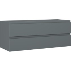 MEXEN/S - Orio kúpeľňová skrinka pod umývadlo 120, 2 zásuvky, grafit mat (91A10-12047-2-BFF66)