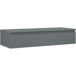 MEXEN/S - Orio kúpeľňová skrinka pod umývadlo 120 cm s doskou, 1 šuplík, grafit mat (91A10-12023-1-BFC66)