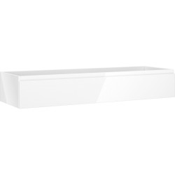 MEXEN/S - Orio kúpeľňová skrinka pod umývadlo 140, 1 šuplík, biela lesk (91A10-14023-1-BF00)