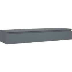 MEXEN/S - Orio kúpeľňová skrinka pod umývadlo 160 cm s doskou, 1 šuplík, grafit mat (91A10-16023-1-BFC66)