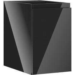 MEXEN/S - Orio kúpeľňová skrinka pod umývadlo 30, 1 dvierka, čierna lesk (91A11-03047-1-BF70)