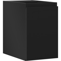 MEXEN/S - Orio kúpeľňová skrinka pod umývadlo 30, 1 dvierka, čierna mat (91A11-03047-1-BF71)