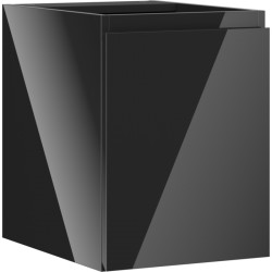 MEXEN/S - Orio kúpeľňová skrinka pod umývadlo 35, 1 dvierka, čierna lesk (91A11-03547-1-BF70)