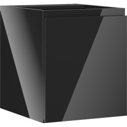 MEXEN/S - Orio kúpeľňová skrinka pod umývadlo 40, 1 dvierka, čierna lesk (91A11-04047-1-BF70)