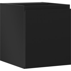 MEXEN/S - Orio kúpeľňová skrinka pod umývadlo 40, 1 dvierka, čierna mat (91A11-04047-1-BF71)