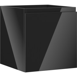 MEXEN/S - Orio kúpeľňová skrinka pod umývadlo 45, 1 šuplík, čierna lesk (91A10-04547-1-BF70)