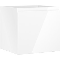 MEXEN/S - Orio kúpeľňová skrinka pod umývadlo 50, 1 šuplík, biela lesk (91A10-05047-1-BF00)